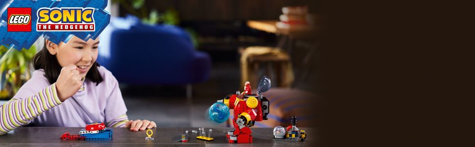 LEGO Sonic the Hedgehog Sonic vs. Dr. Eggman's Death Egg Robot 76993  Building Toy for Sonic Fans and 8 Year Old Gamers, Includes Speed Sphere and  Launcher Plus 6 Sonic Figures for