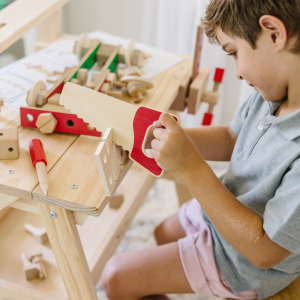 Melissa & Doug Solid Wood Project Workbench Play Building Set : Target