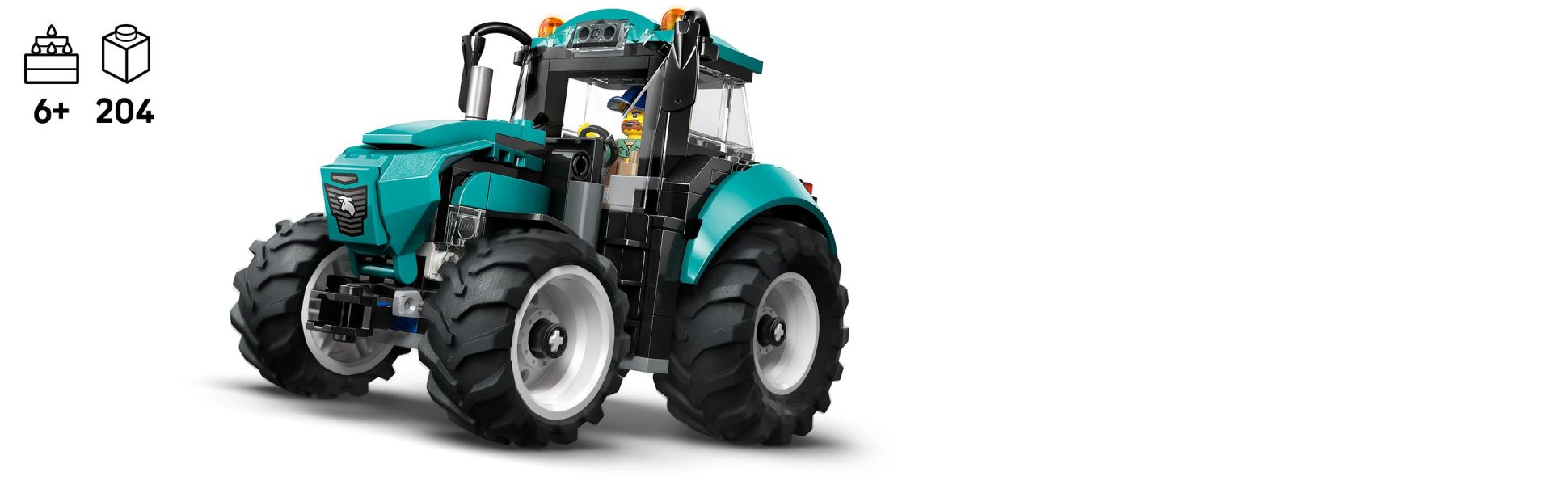 Power up kids’ play with this premium-quality toy tractor – a fresh take on a timeless vehicle.