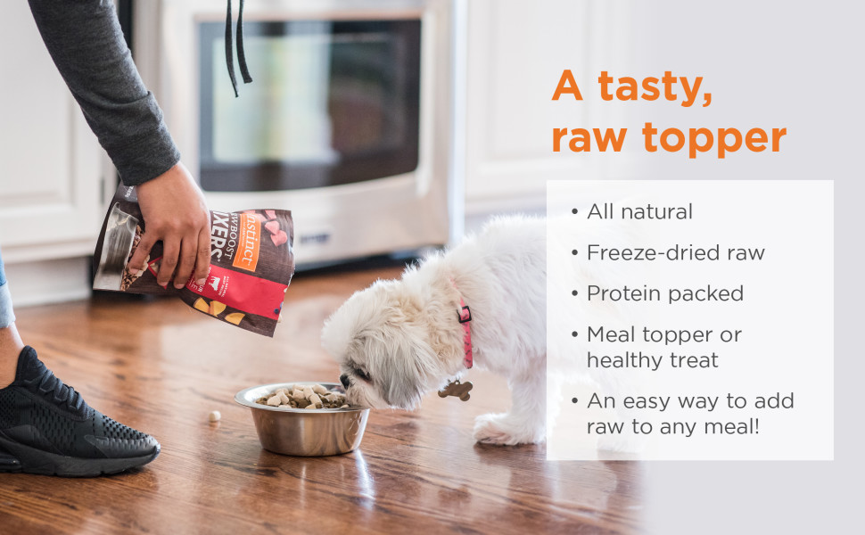 Instinct Freeze Dried Raw Boost Mixers Grain Free Skin & Coat Health Recipe All Natural Dog Food Topper, 12.5 oz.