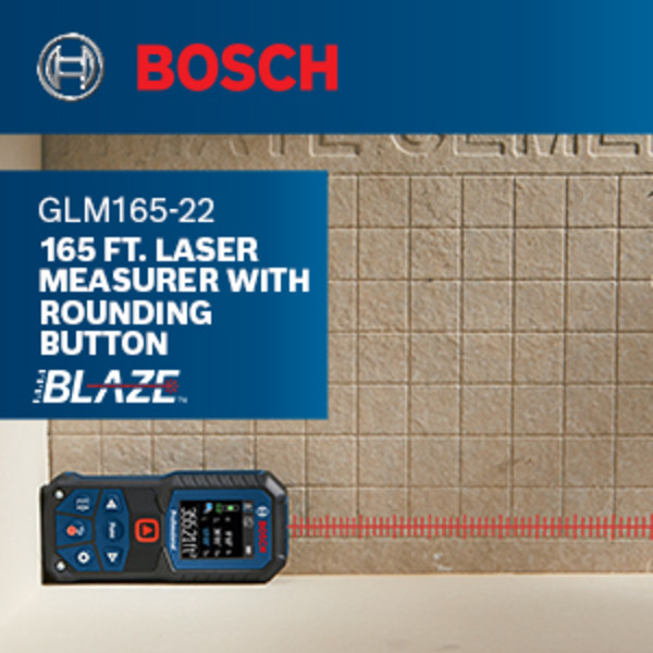 Bosch BLAZE 165 ft. Dual Power Battery Laser Distance Tape