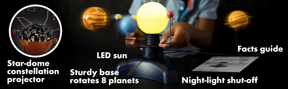 Educational Insights GeoSafari Motorized Solar System by