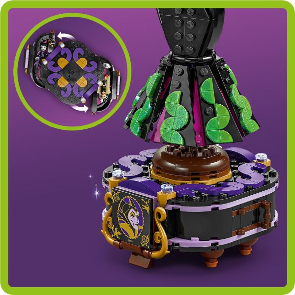 Create fun designs on the display stand with the elements.