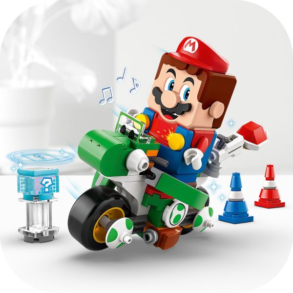 yoshi LEGO Super Mario: Mario Kart Yoshi Bike - Building Toy Set