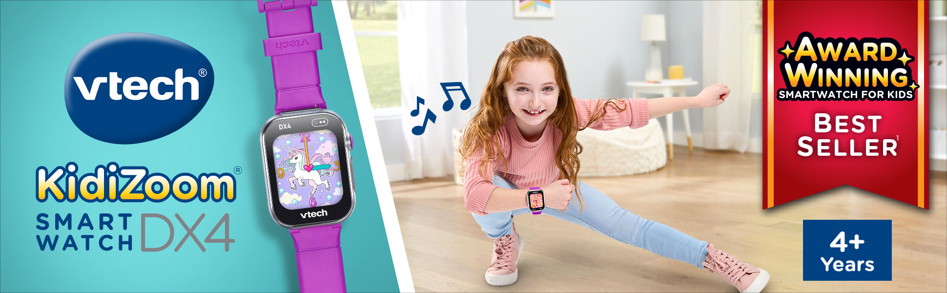 VTech KidiZoom Smartwatch DX4. Award Winning Best Seller. 4+ Years.