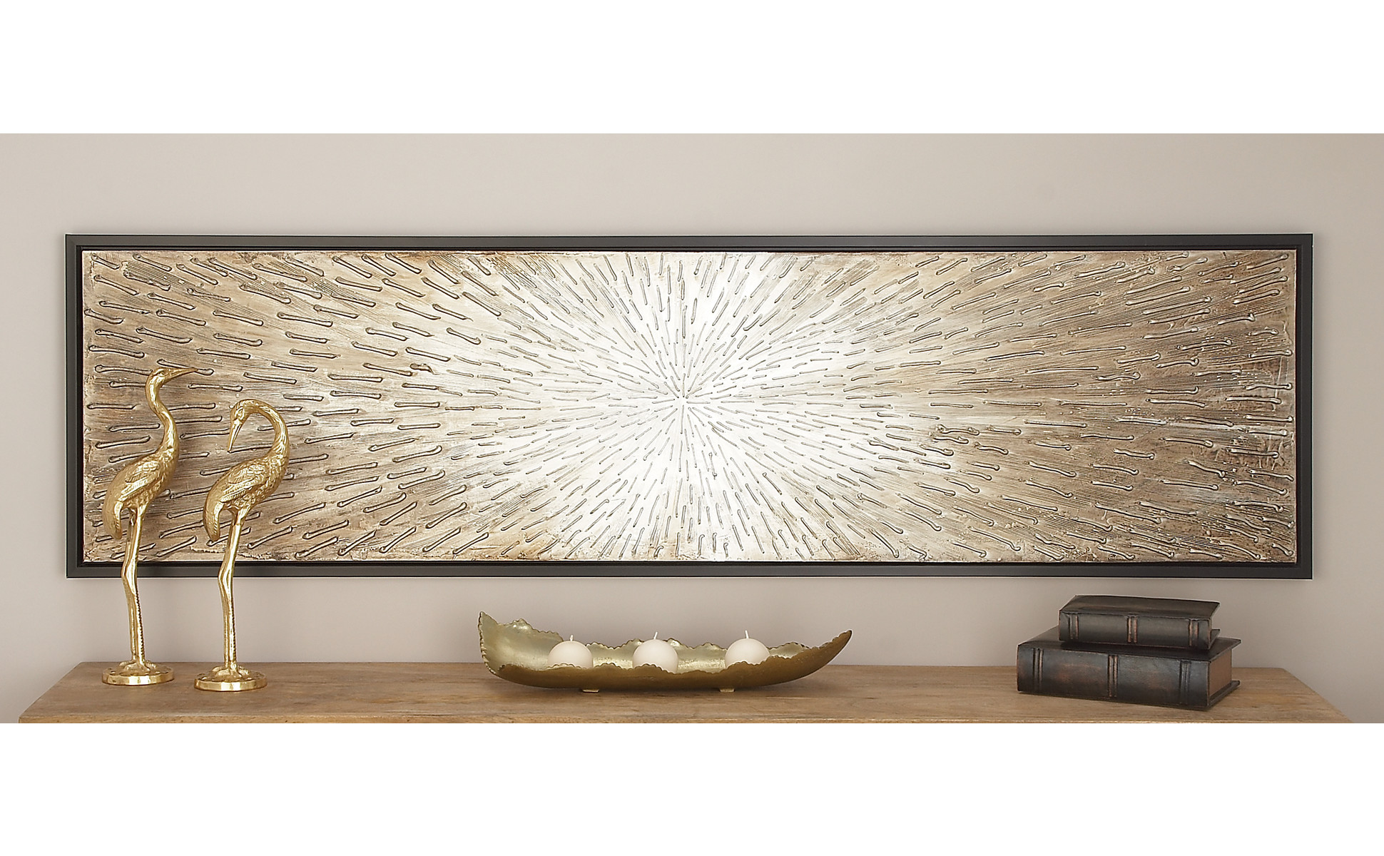 2 Panel Original Abstract Resin Wall Art, Home/Office Decor, Modern/Contemporary Unique Art, Gold White & Gray, 11