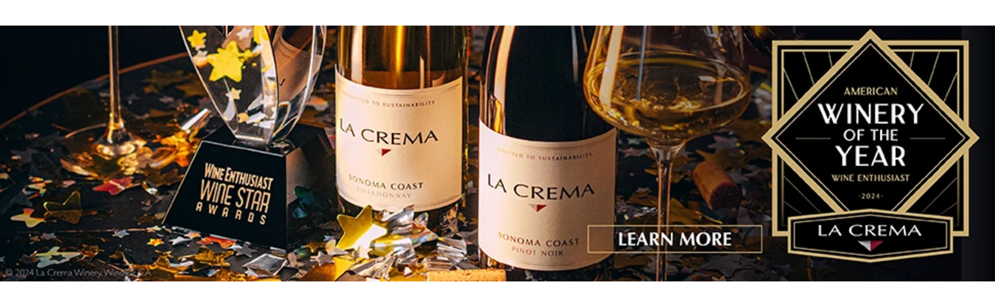 La Crema Sonoma Coast Chardonnay White Wine, California