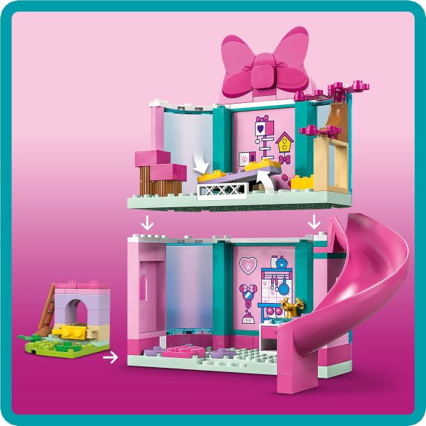 Hotel includes a slide, play kitchen, bunny hutch and more.