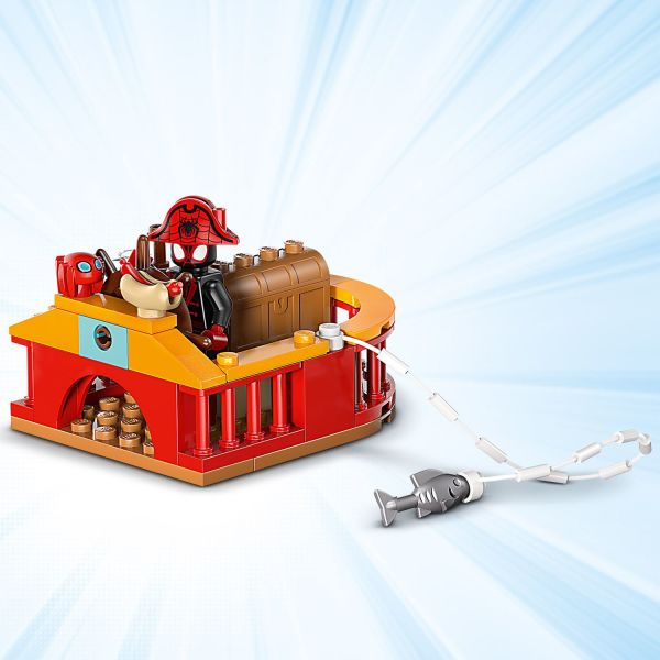Catch a fish, a treasure chest or even Goblin's ship.