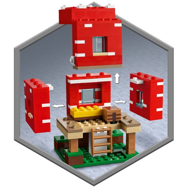 LEGO Minecraft The Mushroom House 21179 6379564 - Best Buy