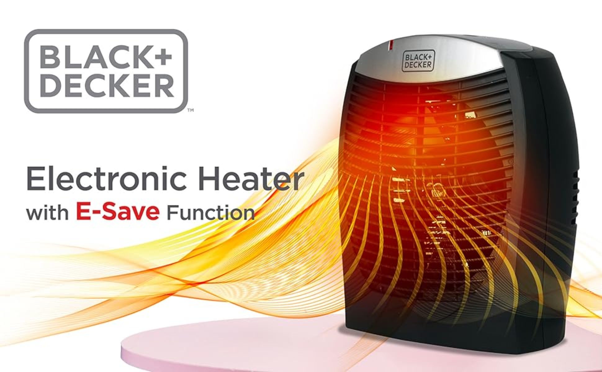 Black + Decker Indoor Infrared Space Heater With E-save Function
