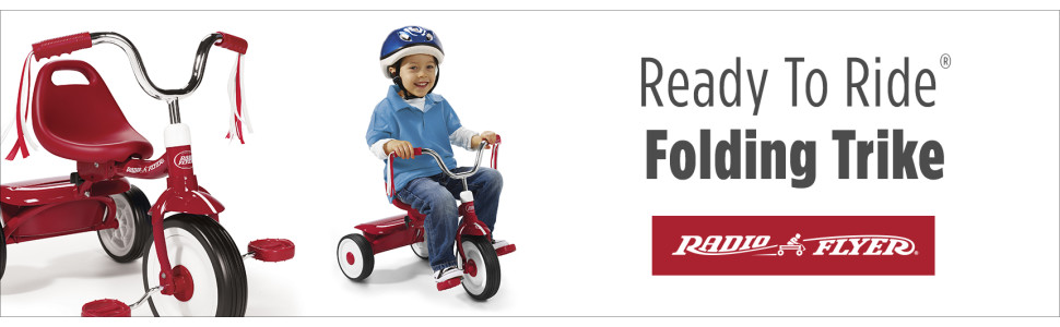 Radio Flyer 34B 10 Inch Red Tricycle: Tricycles & Assorted Child