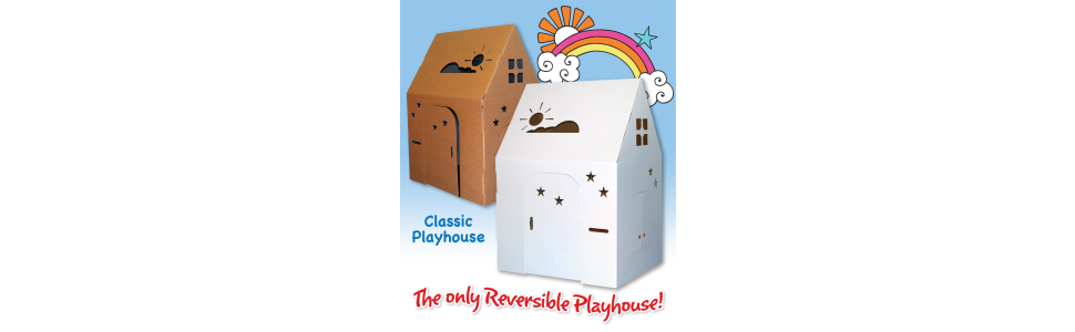 Cardboard 2024 playhouse walmart