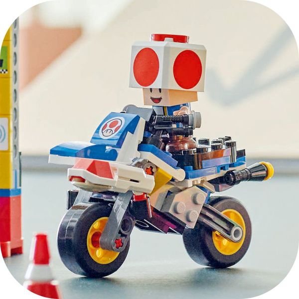 Ride the Standard Bike with Toad.