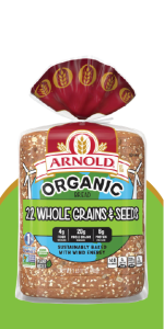 Arnold Organic 22 Grains & Seeds Bread, 27 oz
