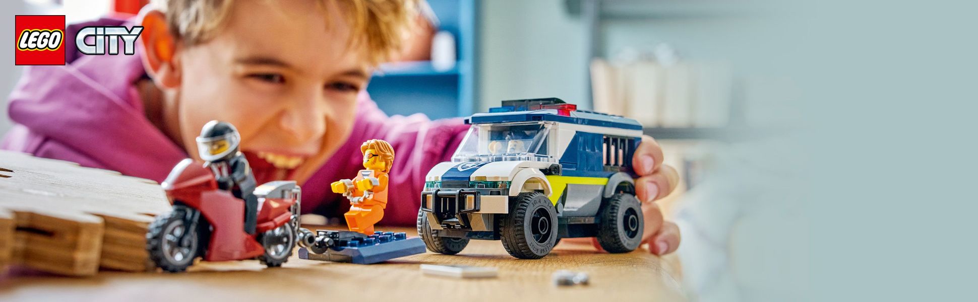 Action-packed crook-catching adventures await with this LEGO City Police Prisoner Transport Van playset for ages 6 and up.