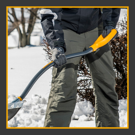 True Temper 20 in. Aluminum Combo Blade Snow Shovel 1613400 - The