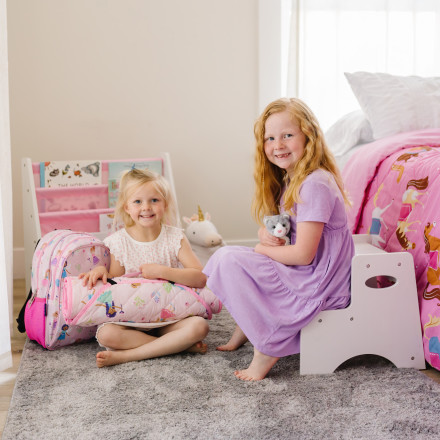 Two Step Stool - White - Walmart.com