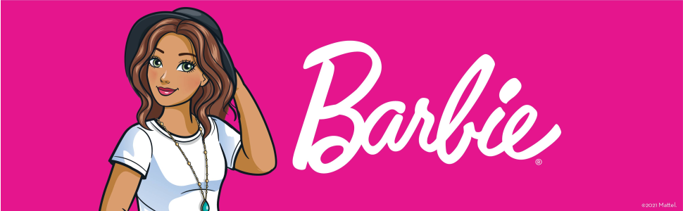 Tête de Coiffure Barbie Fashionistas De 20 cm (8 pouces), Cheveux Bruns, 20  Eléments Avec Accessoires De Coiffure, Coiffure Pour Enfants - Notre  exclusivité