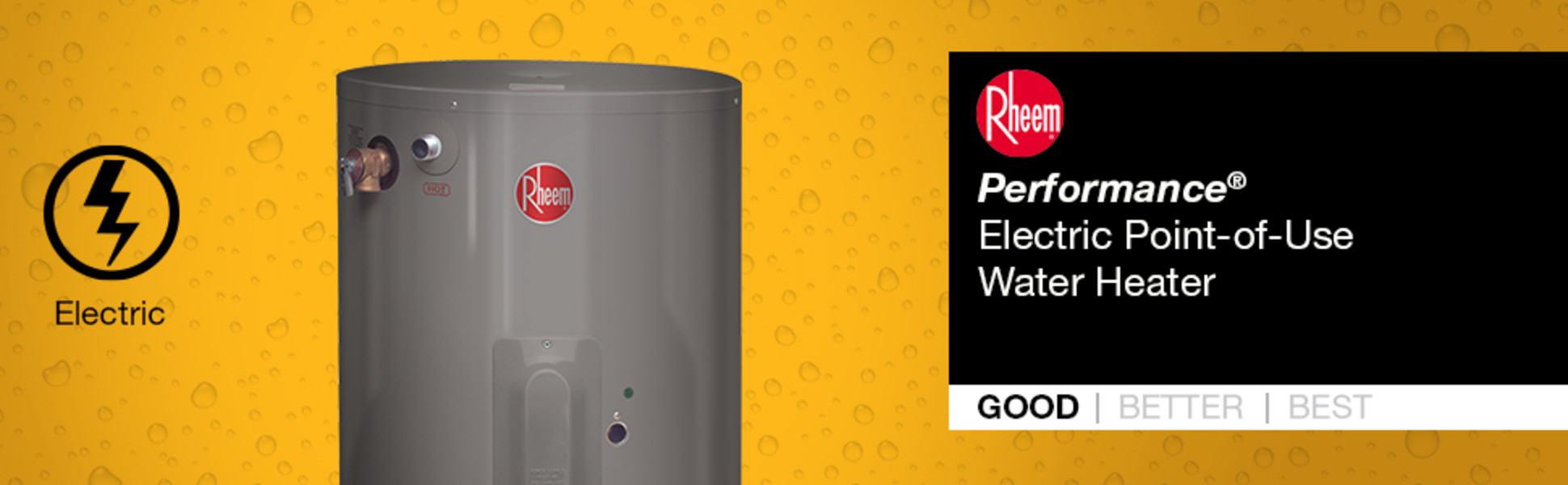 Rheem Commercial Point of Use 10 Gal. 277-Volt 6 kW 1 Phase Electric Tank Water  Heater EGSP10 277 Volt 6kw POU - The Home Depot