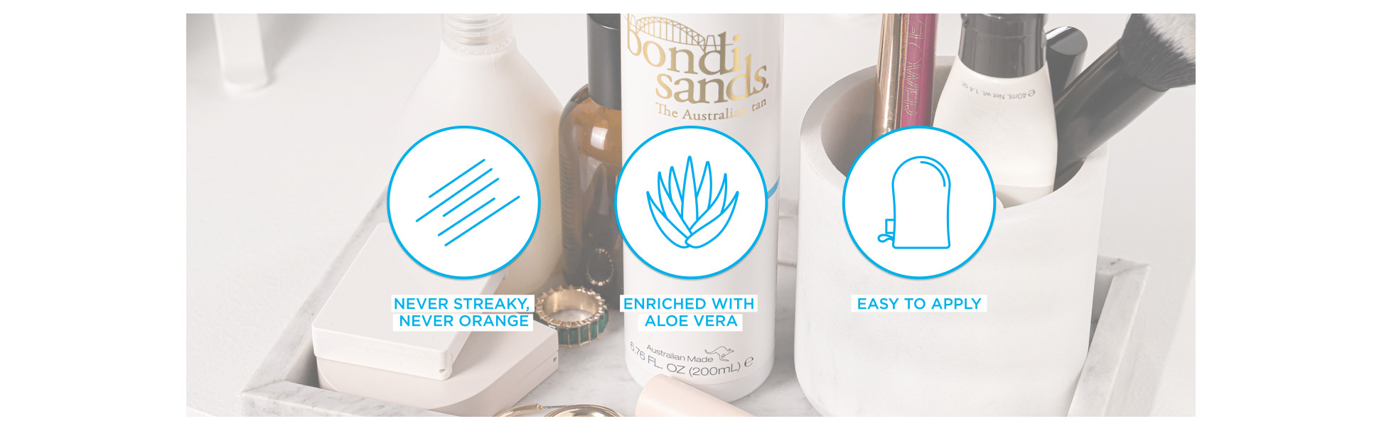 Never streaky, never orange.