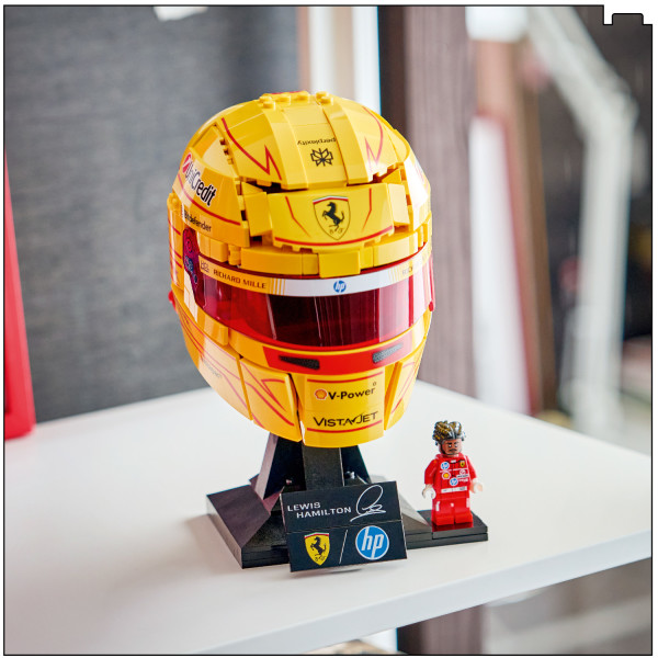 Show off the finished product as collectible F1 decor.
