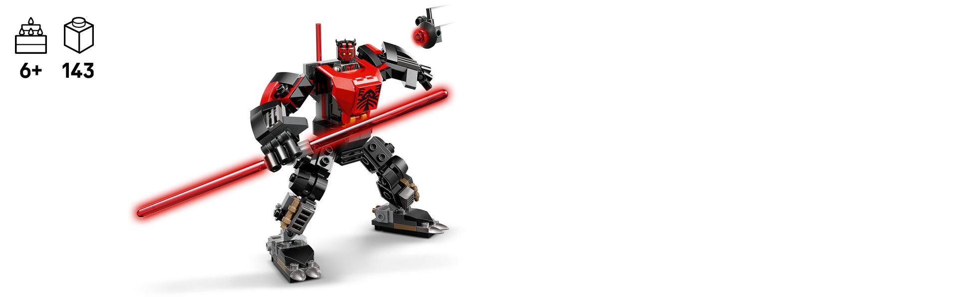This brick-built mech toy is designed for playing out action-packed Star Wars: The Clone Wars battles to take over Mandalore.