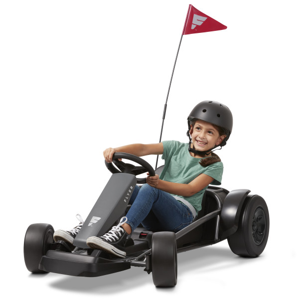 Radio Flyer, 36V Extreme Drift Go-Kart Ride-on, Battery Powered, 3 Speeds  up to 11MPH, Unisex Design 