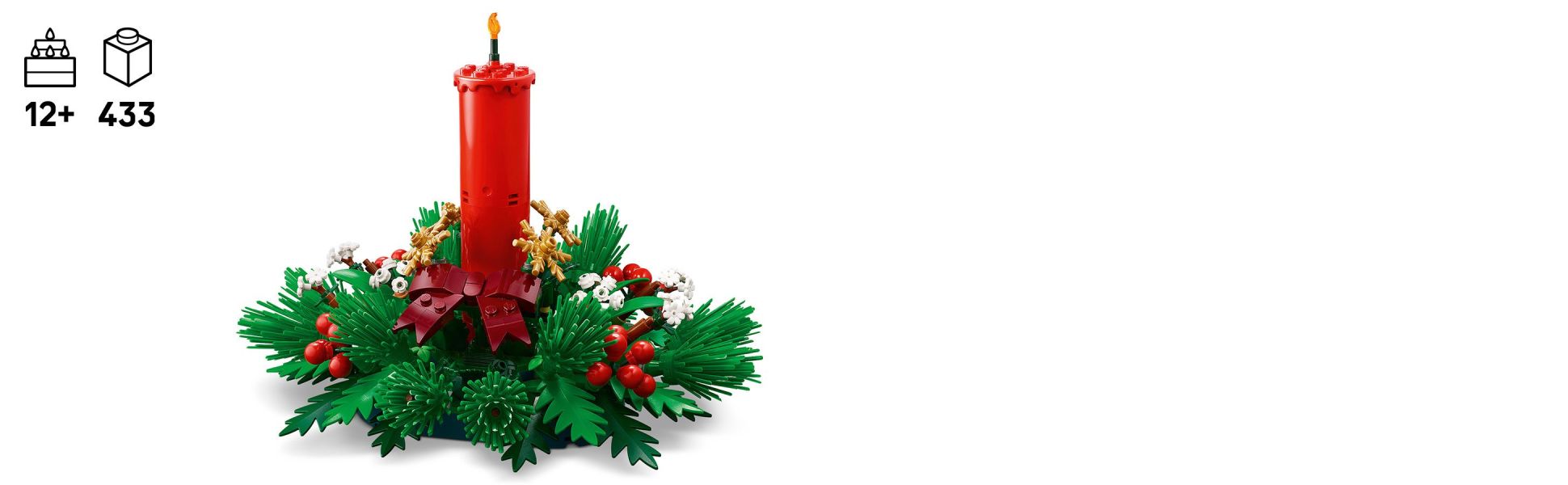 Christmas lovers will have fun creating the centerpiece and discovering its charming festive details.