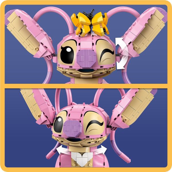 Turn Angel’s head, move her ears and antennae for posing.