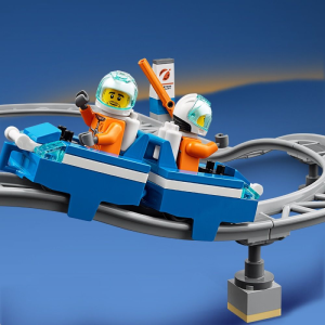 LEGO City Space Deep Space Rocket and Launch Control 60228 Model Rocket  Building Kit with Toy Monorail, Control Tower and Astronaut Minifigures,  Fun