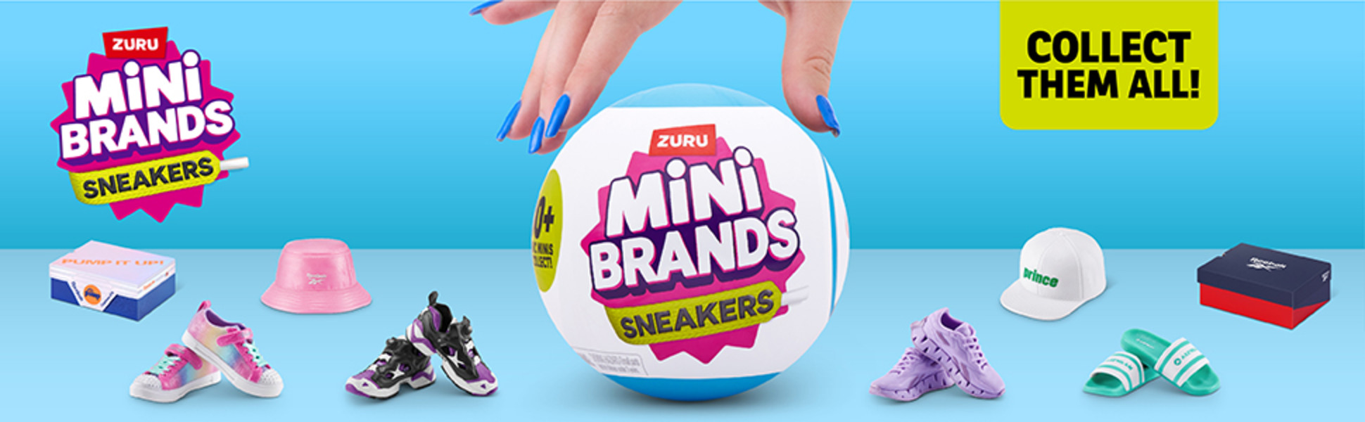 Zuru Mini Brands Sneakers Capsule Play Set for Kids, Fashion