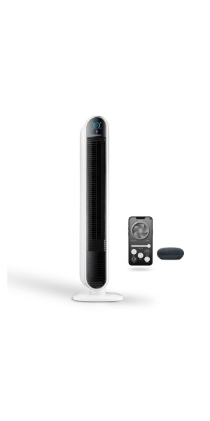 Lasko Portable 3-Speed Oscillating Tower Fan with Timer and Remote Control,  2510, White – GuardianTechnologies