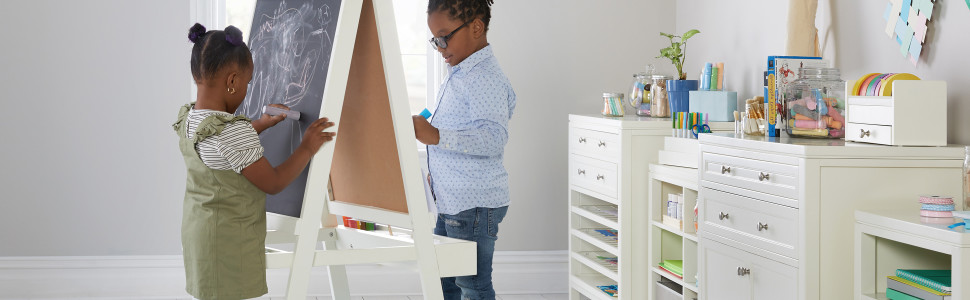 Martha Stewart Crafting Kids' Artwork Storage Gray