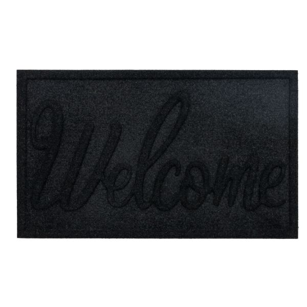 Mohawk Home Big Welcome Impressions Onyx 18 in. x 30 in. Door Mat
