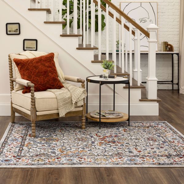 Mohawk Home Bonilla Grey 5 ft. 3 in. x 8 ft.Traditional