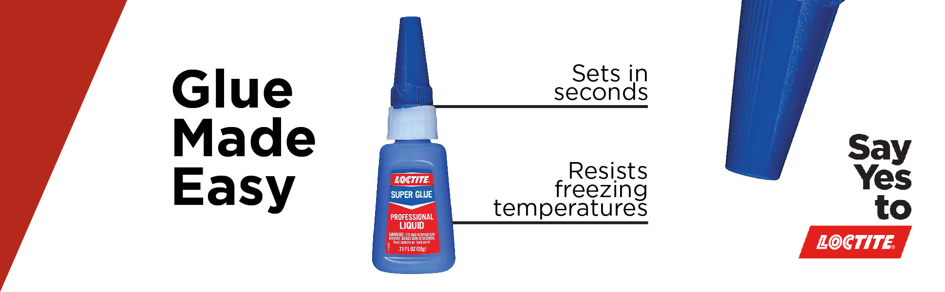 Buy Loctite Glass Adhesive Clear 3g Tube Online in Ireland at