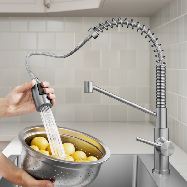 KRAUS Coda 2-Function Single Handle Pull Down Sprayer Kitchen