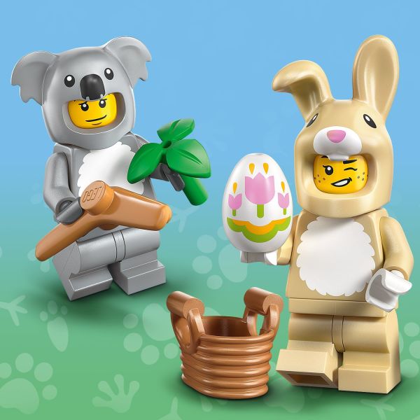 Bunny Suit Fan and Koala Suit Fan.