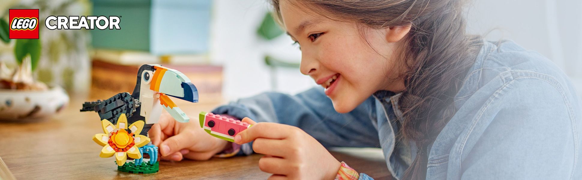 LEGO Creator 3 in 1 Wild Animals: Tropical Toucan Building Toy for