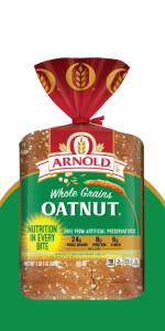 Arnold Whole Grains Oatnut Bread, 24 oz