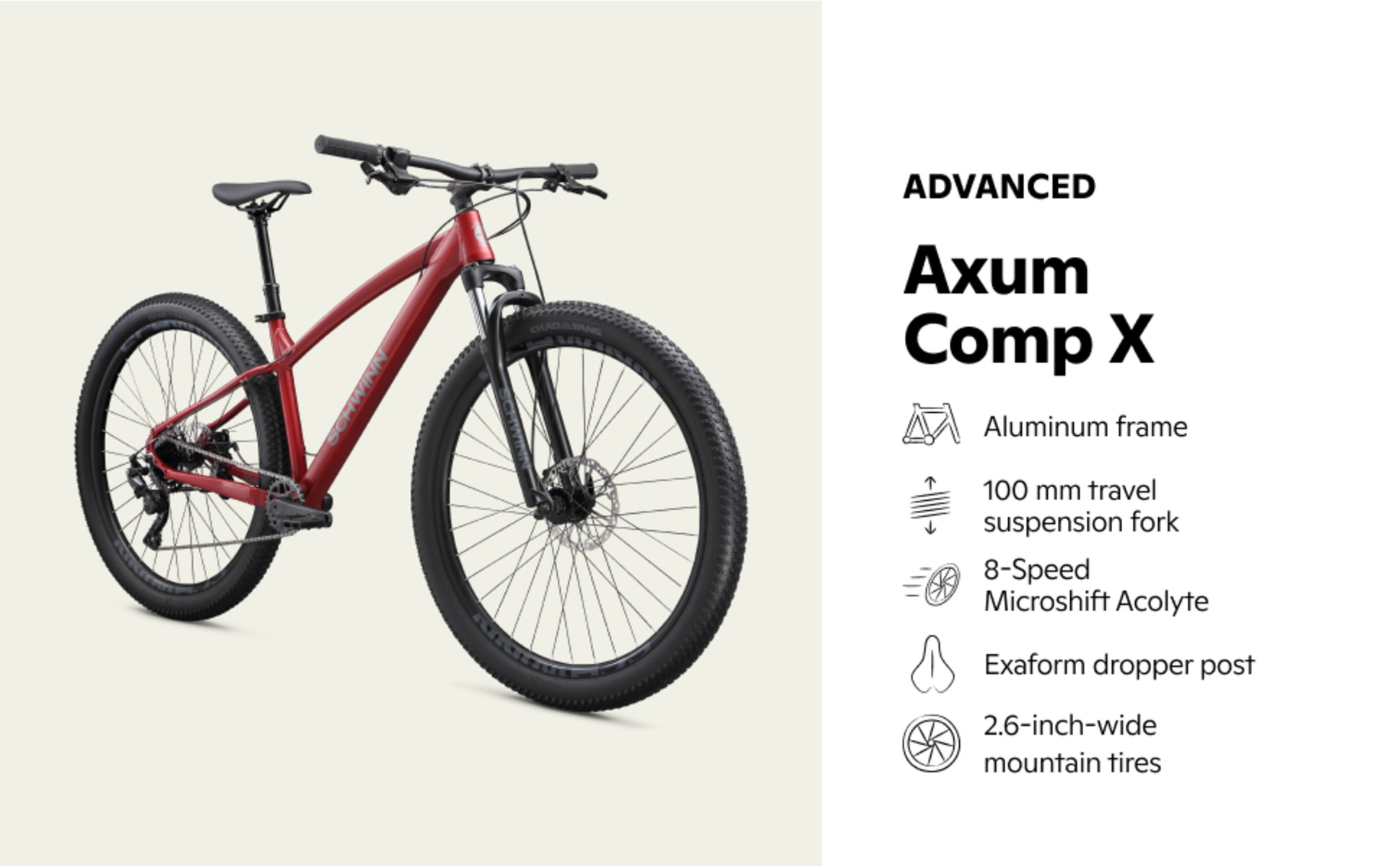 Schwinn Axum Sport Adult Unisex 29-in. Mountain Bike, Medium