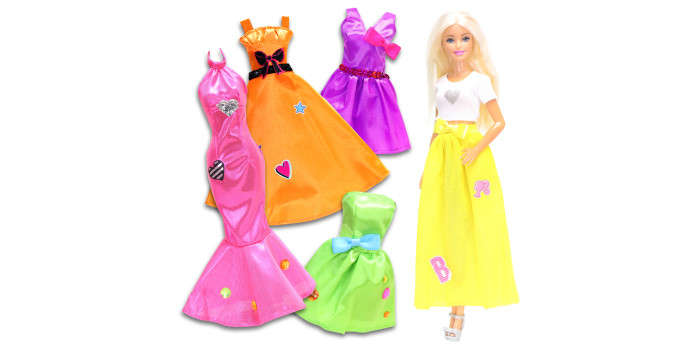Barbie, Fashion Designer Dress Set with 5 Dresses & Dress Form - Walmart.com