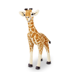 Melissa & Doug Lifelike Plush Standing Baby Giraffe Stuffed Animal