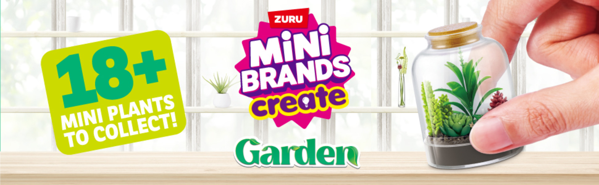 Mini Brands Create Botanical Garden Capsule, Novelty Unbox