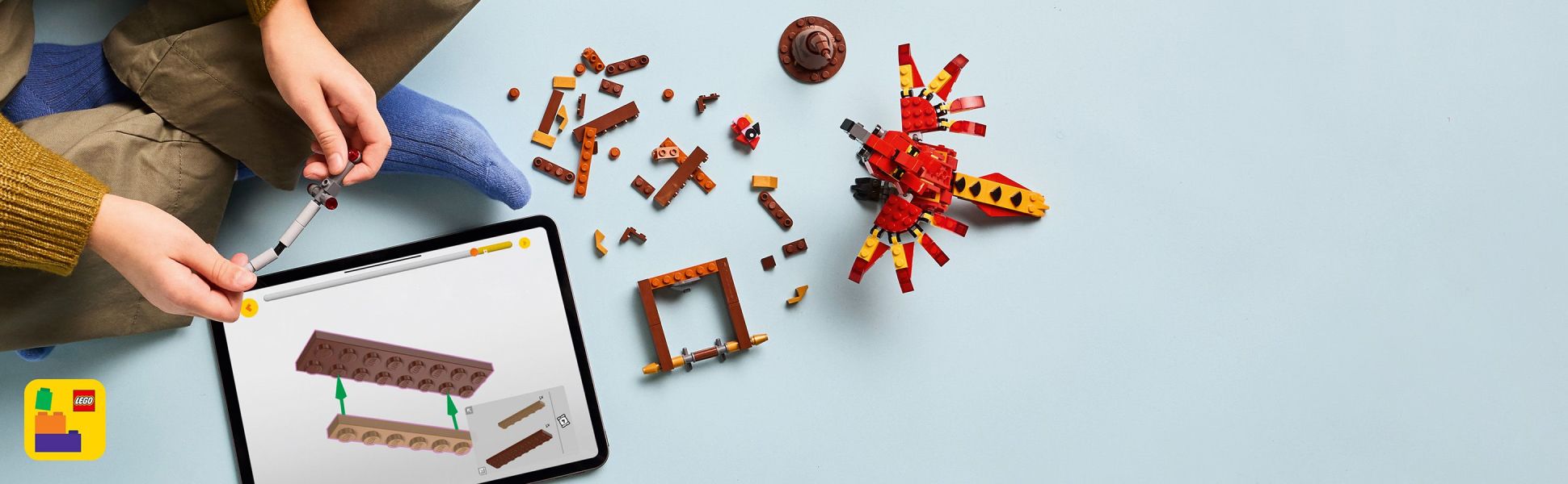 Builders can zoom in, rotate sets in 3D and track progress using the fun, intuitive LEGO Builder app.