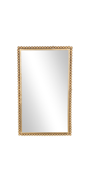 Modern Gold Metal Wall Mirror