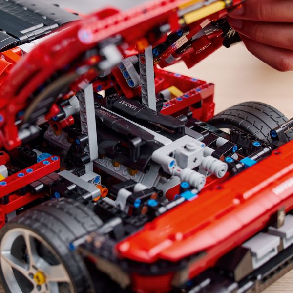 Check out the engine and 8-speed sequential gearbox.