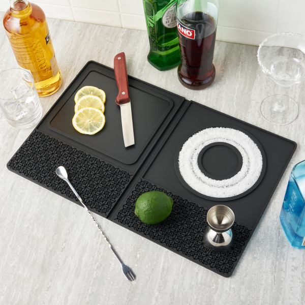 Cheers.US Silicone Dish Drying Mat -Large Flexible Rubber Drying Mat, Heat  Resistant Silicone Trivet, Counter Top Mat, Dish Draining Mat, Sink Mat for  Multiple …