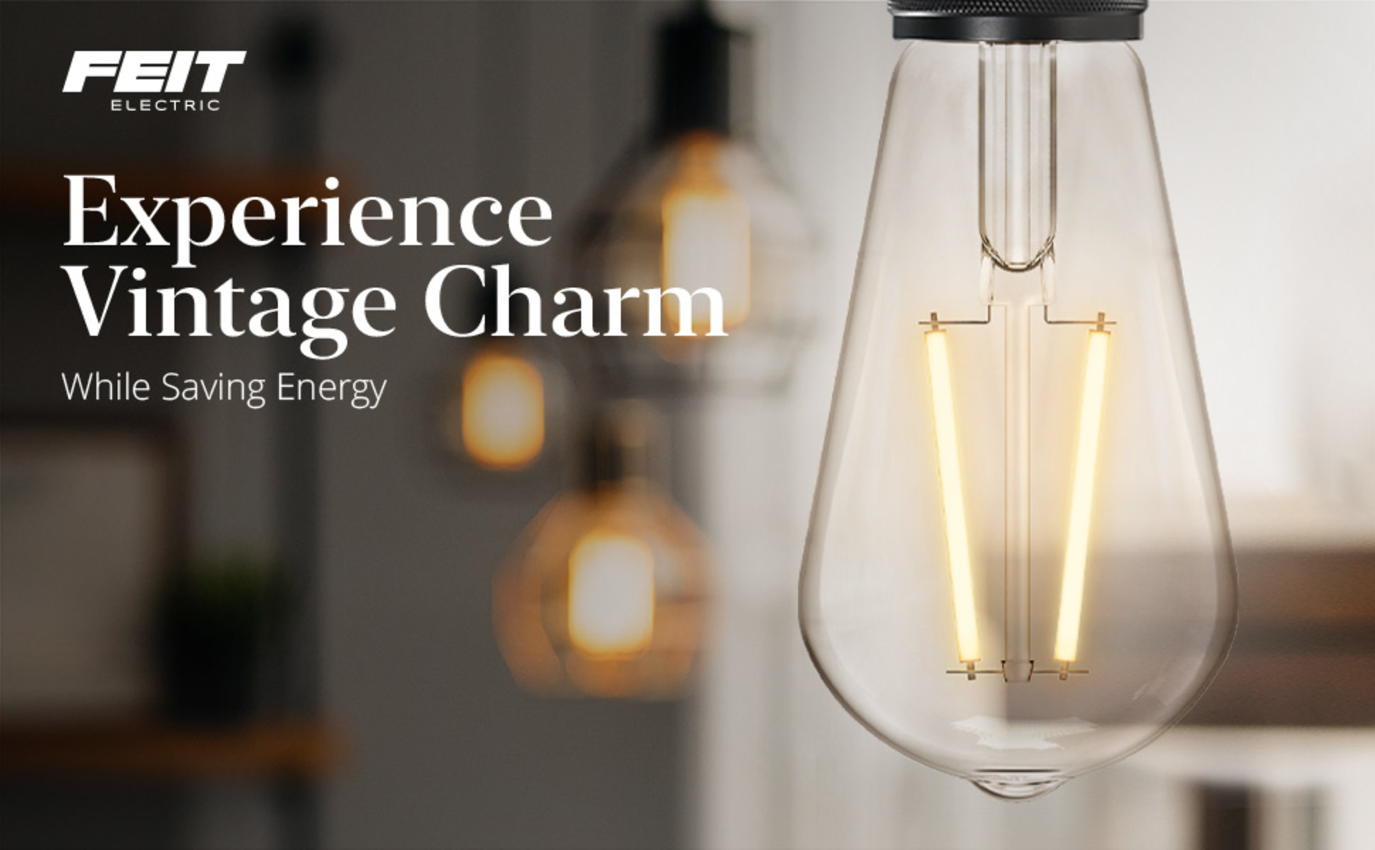 Feit Electric 25W Equivalent ST19 Dimmable Straight Filament Clear